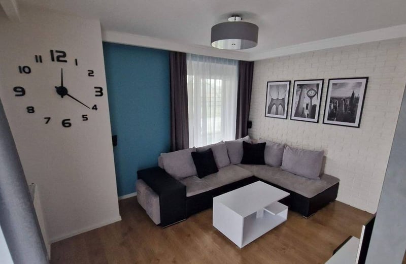 Miete einer gemütlichen 3-Zimmer-Wohnung, 59 m², Psie Pole, Breslau, Polen